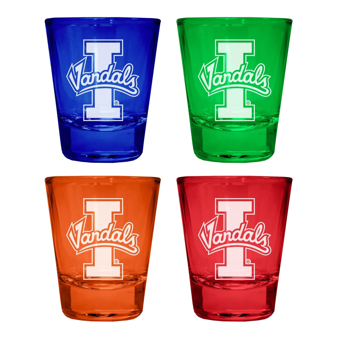 Idaho Vandals Engraved Full Color 2oz Shot Glass Officially Licensed Collegiate Product Image 4