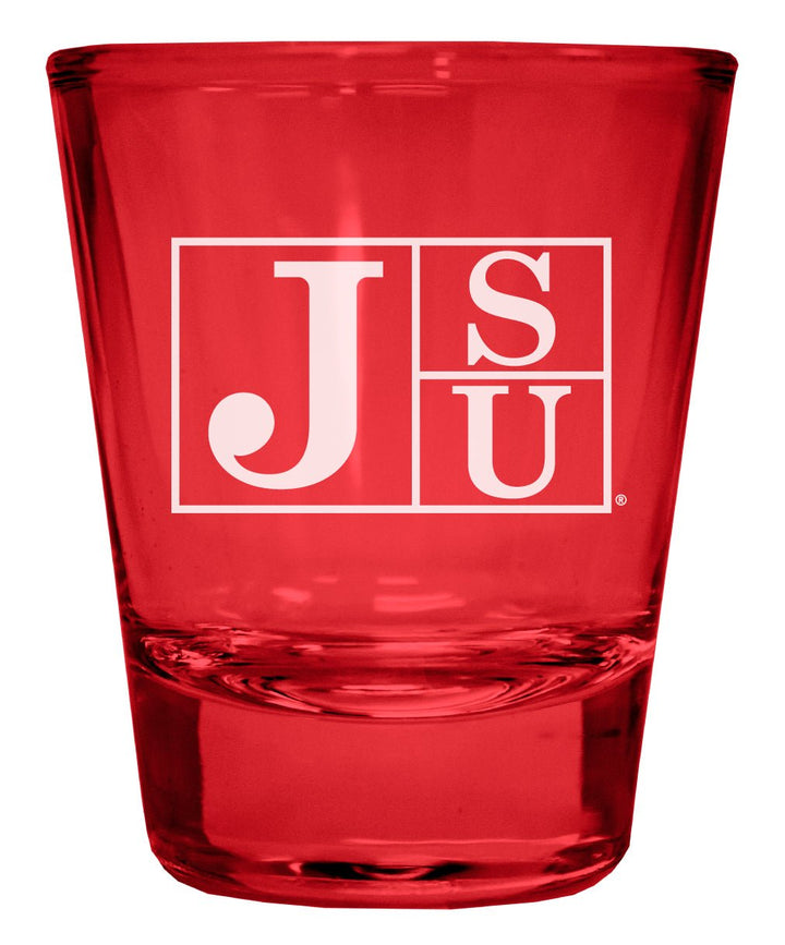 Jackson State University Engraved Full Color 2oz Shot Glass Officially Licensed Collegiate Product Image 2