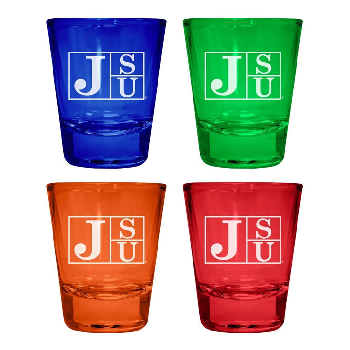 Jackson State University Engraved Full Color 2oz Shot Glass Officially Licensed Collegiate Product Image 4