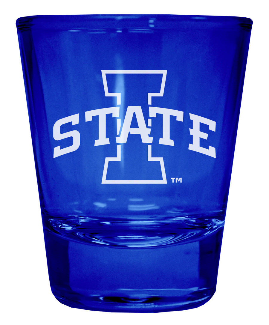 Iowa State Cyclones Engraved Full Color 2oz Shot Glass Officially Licensed Collegiate Product Image 1