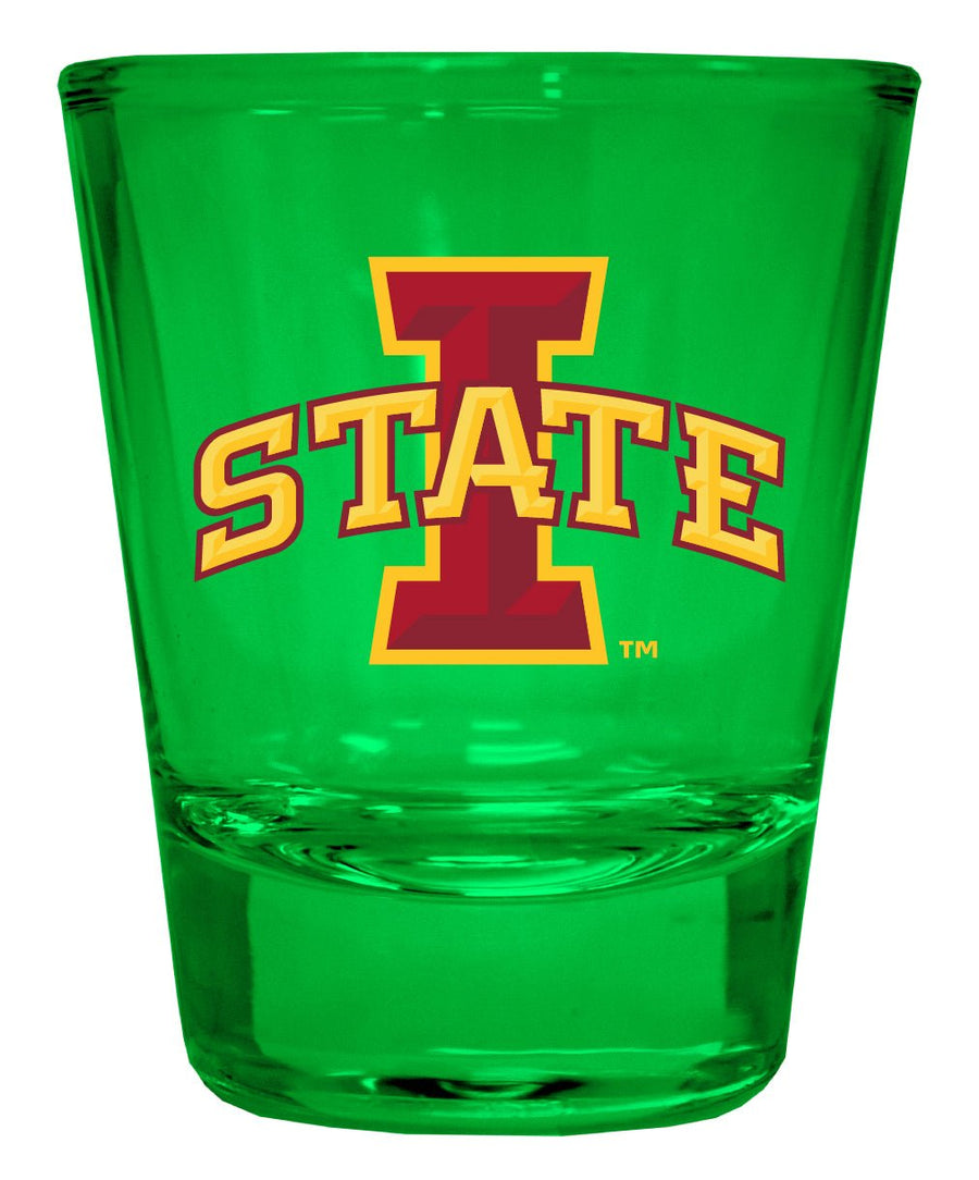 Iowa State Cyclones Full Color 2oz Shot Glass Officially Licensed Collegiate Product Image 1