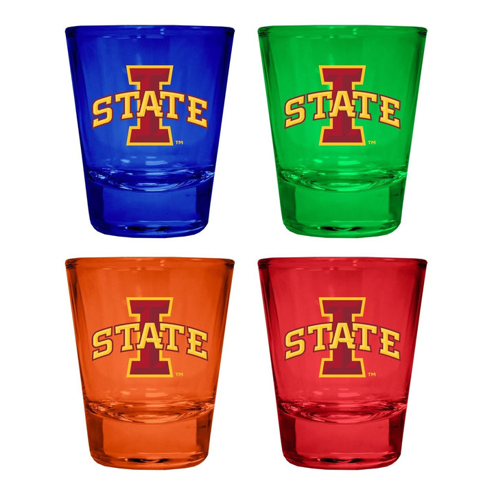 Iowa State Cyclones Full Color 2oz Shot Glass Officially Licensed Collegiate Product Image 2