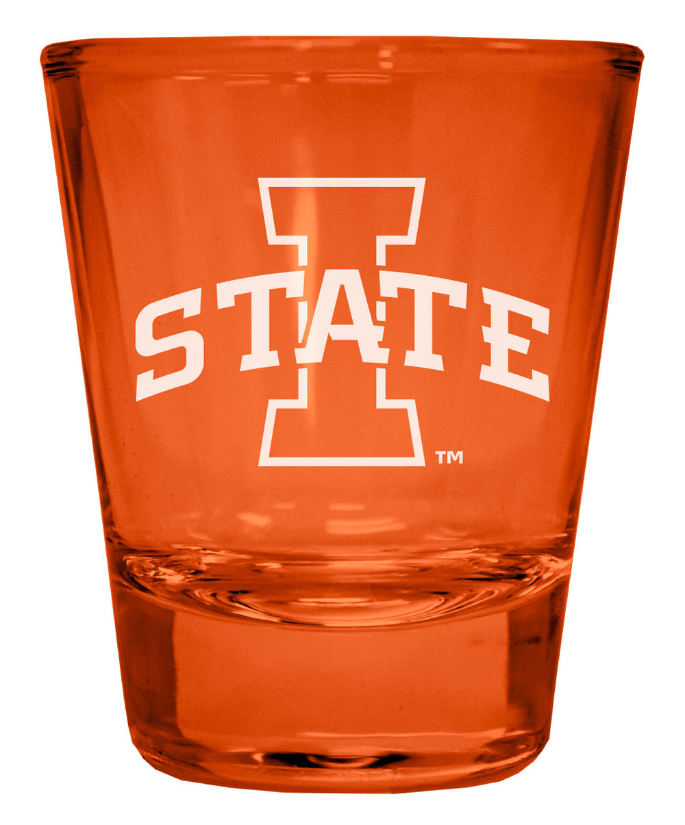 Iowa State Cyclones Engraved Full Color 2oz Shot Glass Officially Licensed Collegiate Product Image 2