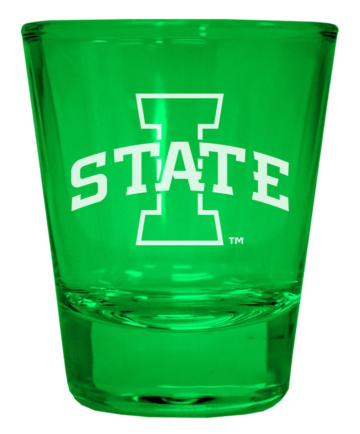 Iowa State Cyclones Engraved Full Color 2oz Shot Glass Officially Licensed Collegiate Product Image 4