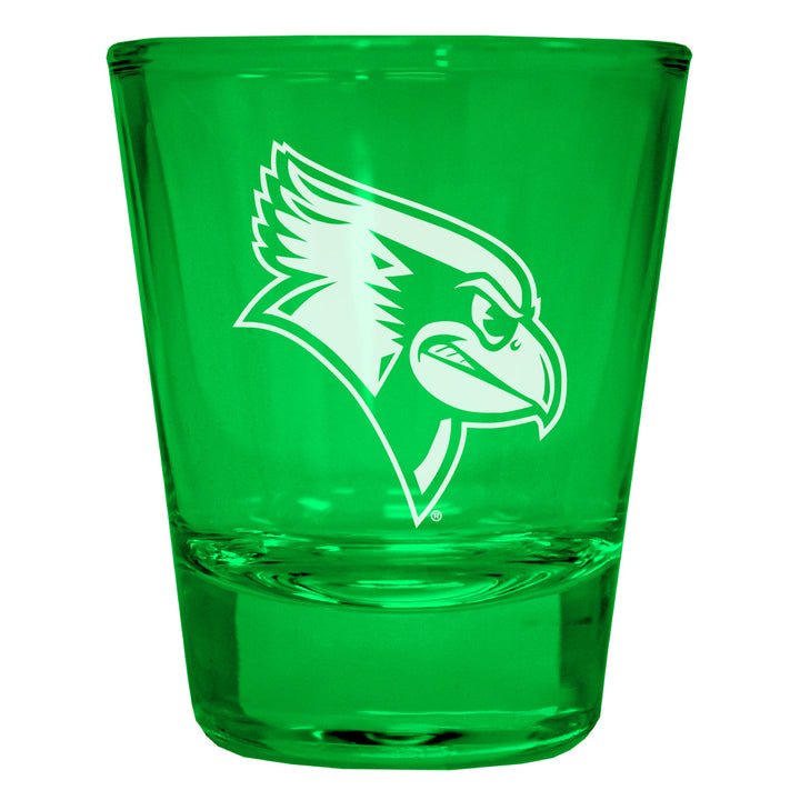 Illinois State birds Engraved Full Color 2oz Shot Glass Officially Licensed Collegiate Product Image 3