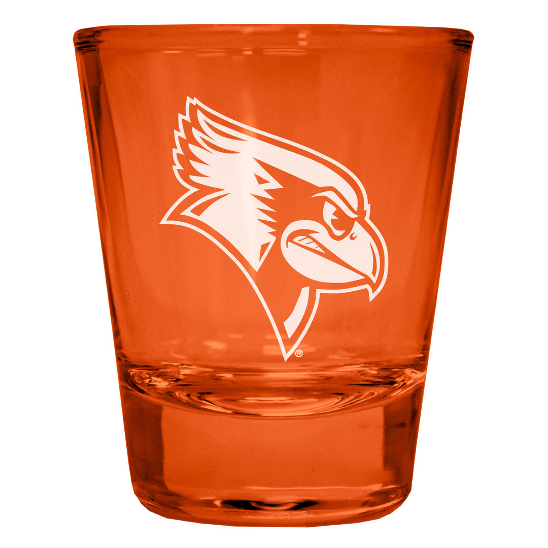 Illinois State birds Engraved Full Color 2oz Shot Glass Officially Licensed Collegiate Product Image 4