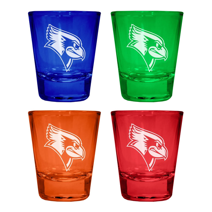 Illinois State birds Engraved Full Color 2oz Shot Glass Officially Licensed Collegiate Product Image 4