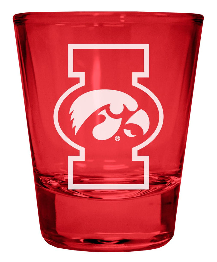 Iowa Hawkeyes Engraved Full Color 2oz Shot Glass Officially Licensed Collegiate Product Image 3