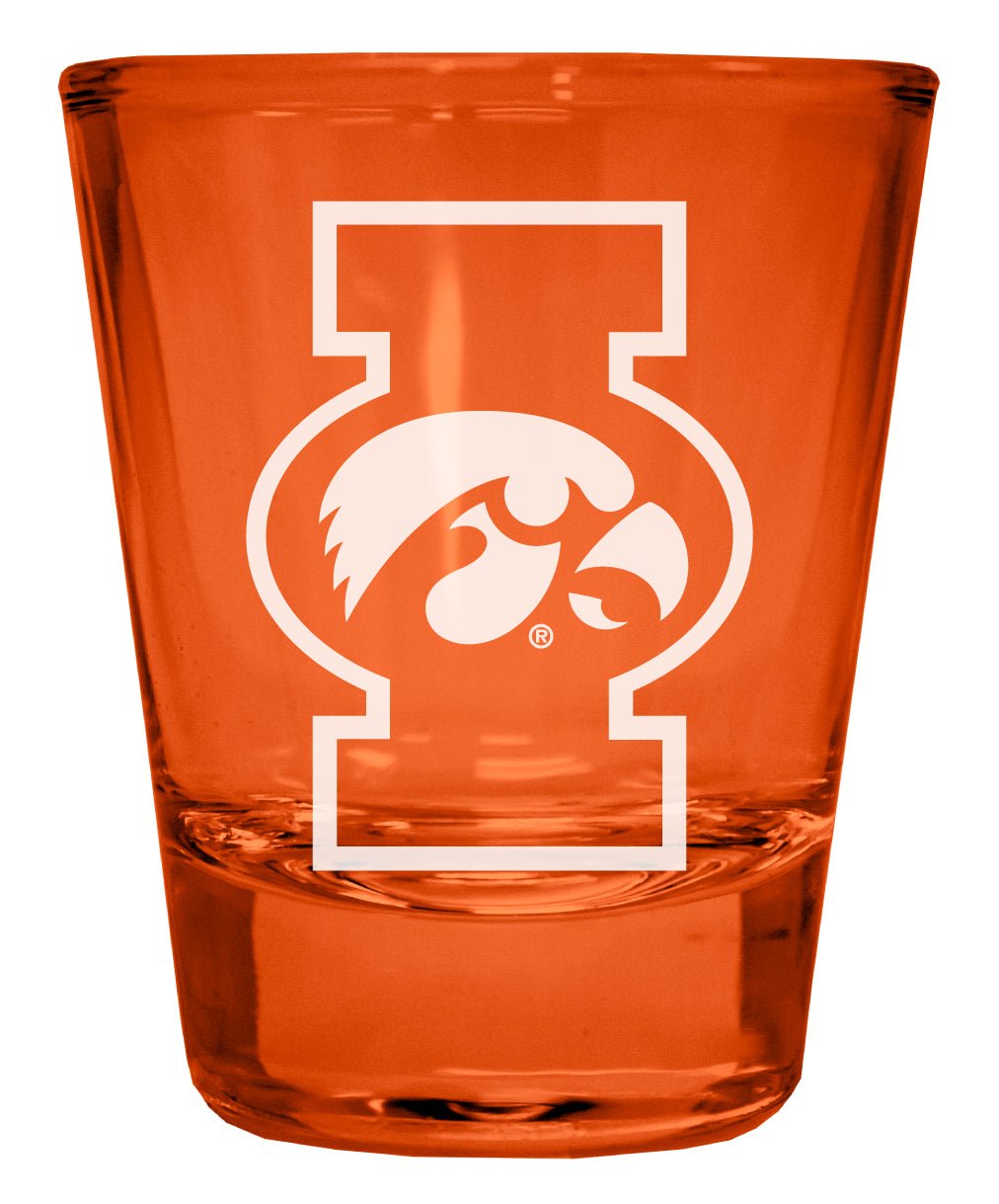 Iowa Hawkeyes Engraved Full Color 2oz Shot Glass Officially Licensed Collegiate Product Image 4