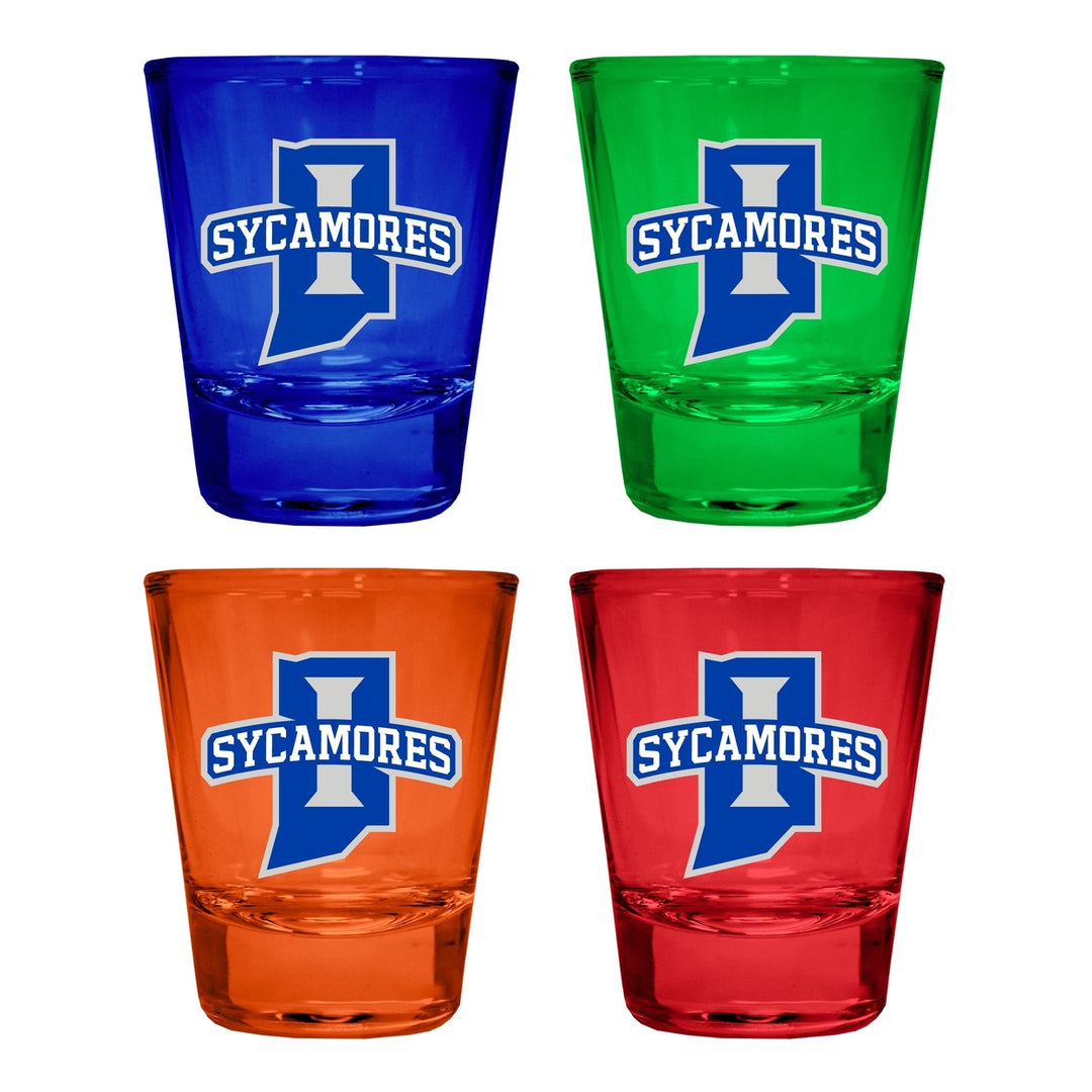 Indiana State University Full Color 2oz Shot Glass Officially Licensed Collegiate Product Image 4