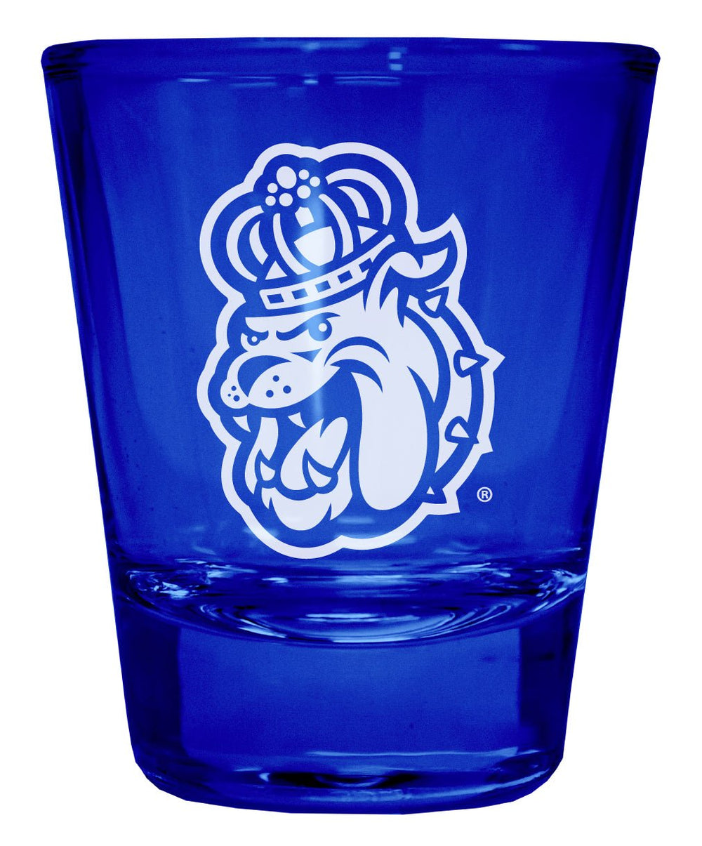 James Madison Dukes Engraved Full Color 2oz Shot Glass Officially Licensed Collegiate Product Image 2