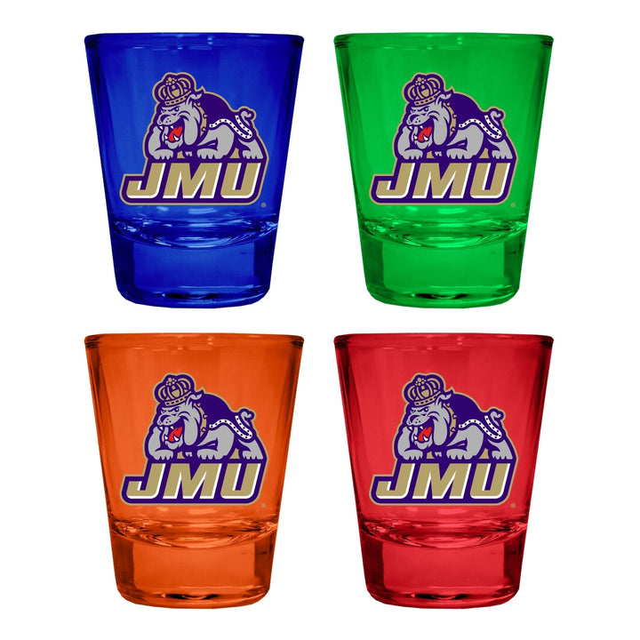 James Madison Dukes Full Color 2oz Shot Glass Officially Licensed Collegiate Product Image 3