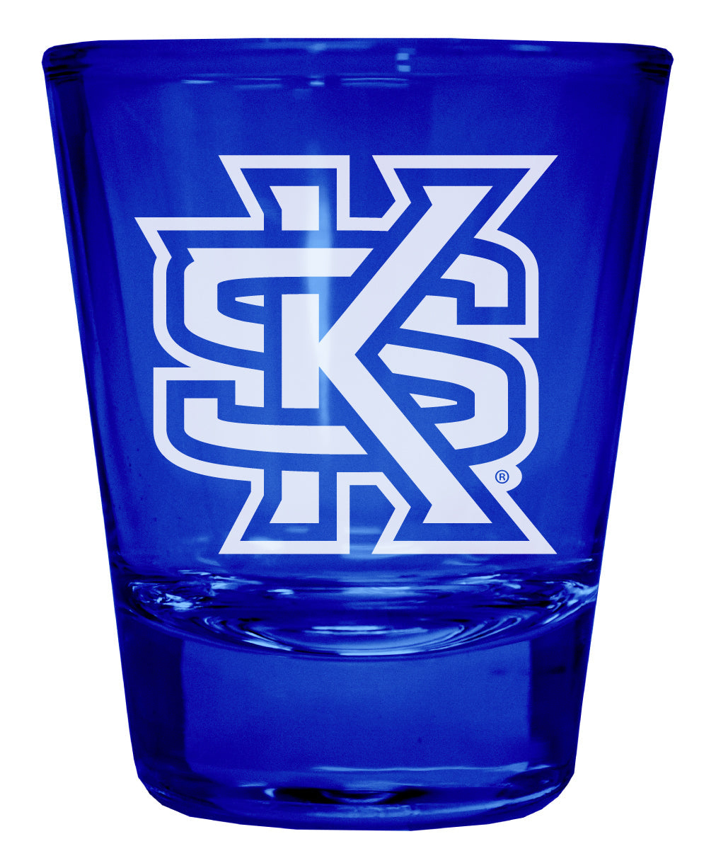 Kennesaw State University Engraved Full Color 2oz Shot Glass Officially Licensed Collegiate Product Image 1