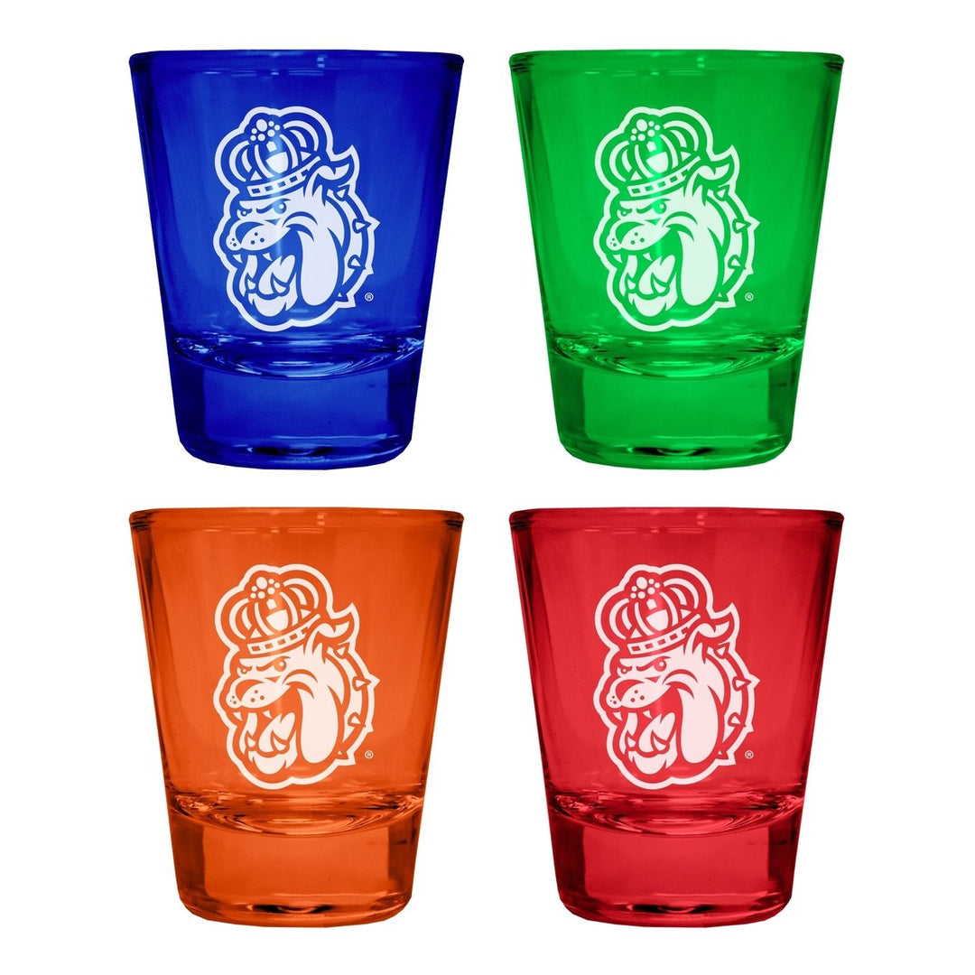 James Madison Dukes Engraved Full Color 2oz Shot Glass Officially Licensed Collegiate Product Image 3