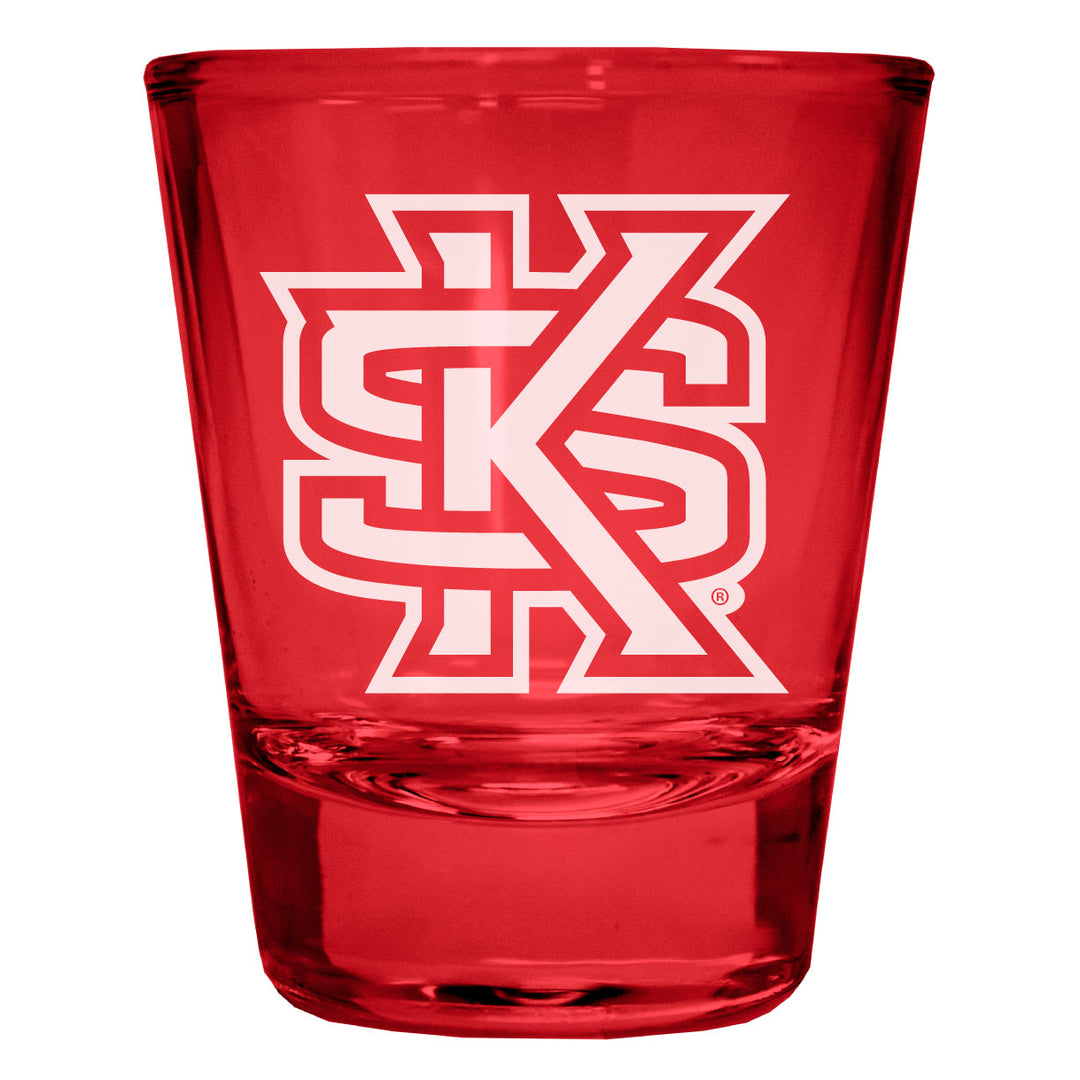 Kennesaw State University Engraved Full Color 2oz Shot Glass Officially Licensed Collegiate Product Image 4