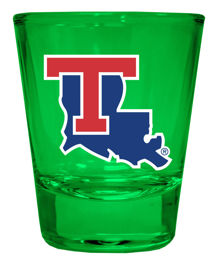 Louisiana Tech Bulldogs Full Color 2oz Shot Glass Officially Licensed Collegiate Product Image 1