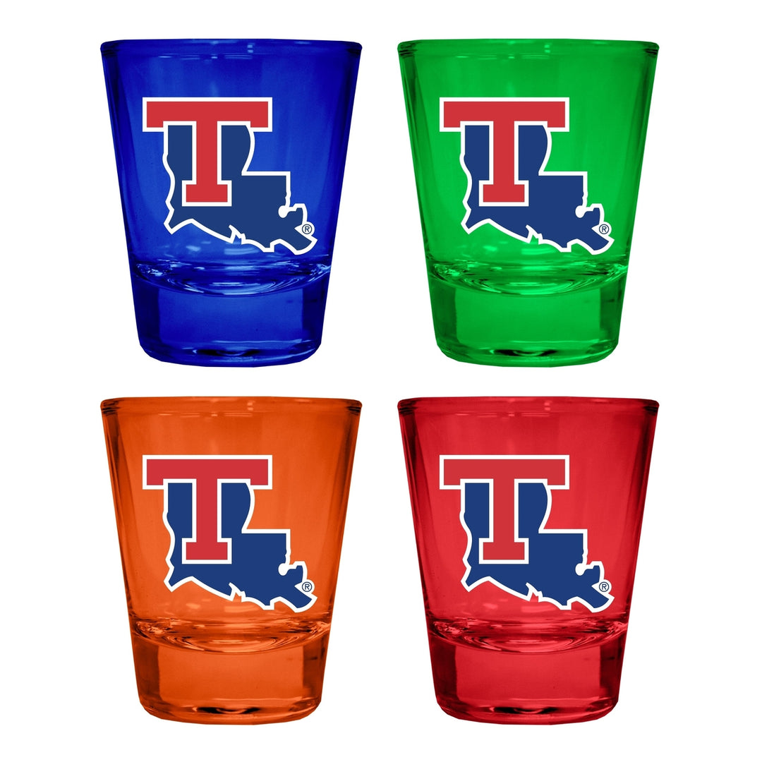 Louisiana Tech Bulldogs Full Color 2oz Shot Glass Officially Licensed Collegiate Product Image 4