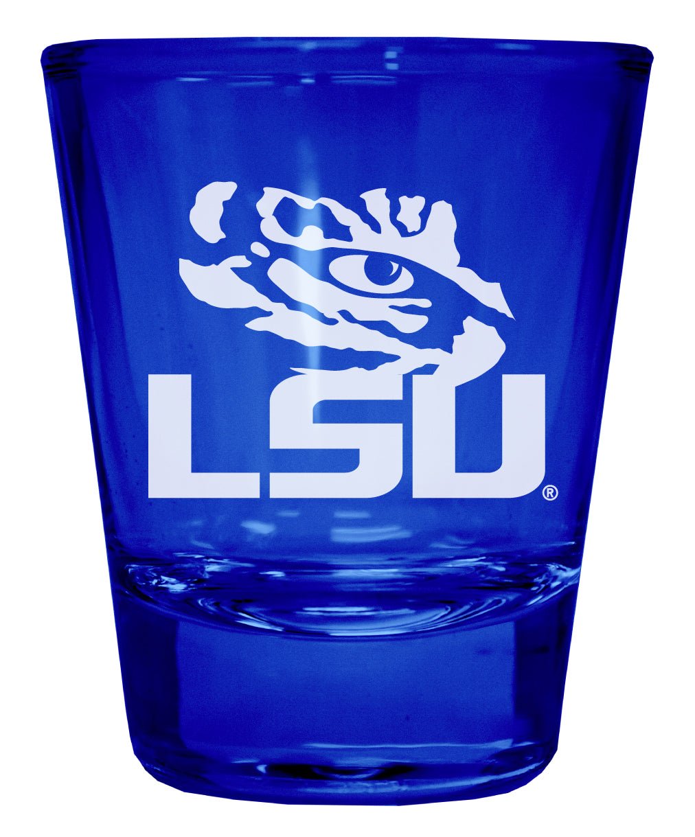 LSU Tigers Engraved Full Color 2oz Shot Glass Officially Licensed Collegiate Product Image 1