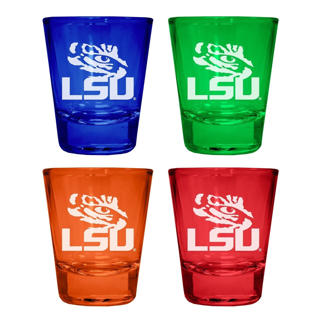 LSU Tigers Engraved Full Color 2oz Shot Glass Officially Licensed Collegiate Product Image 3