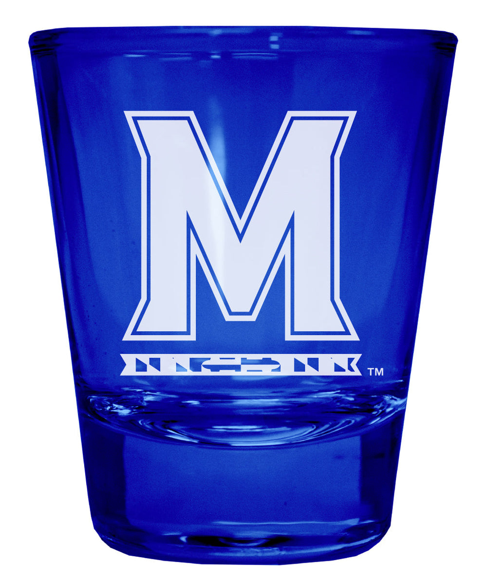 Maryland Terrapins Engraved Full Color 2oz Shot Glass Officially Licensed Collegiate Product Image 2