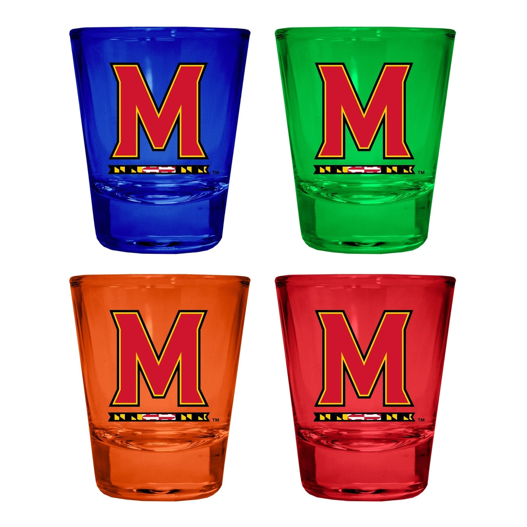 Maryland Terrapins Full Color 2oz Shot Glass Officially Licensed Collegiate Product Image 3