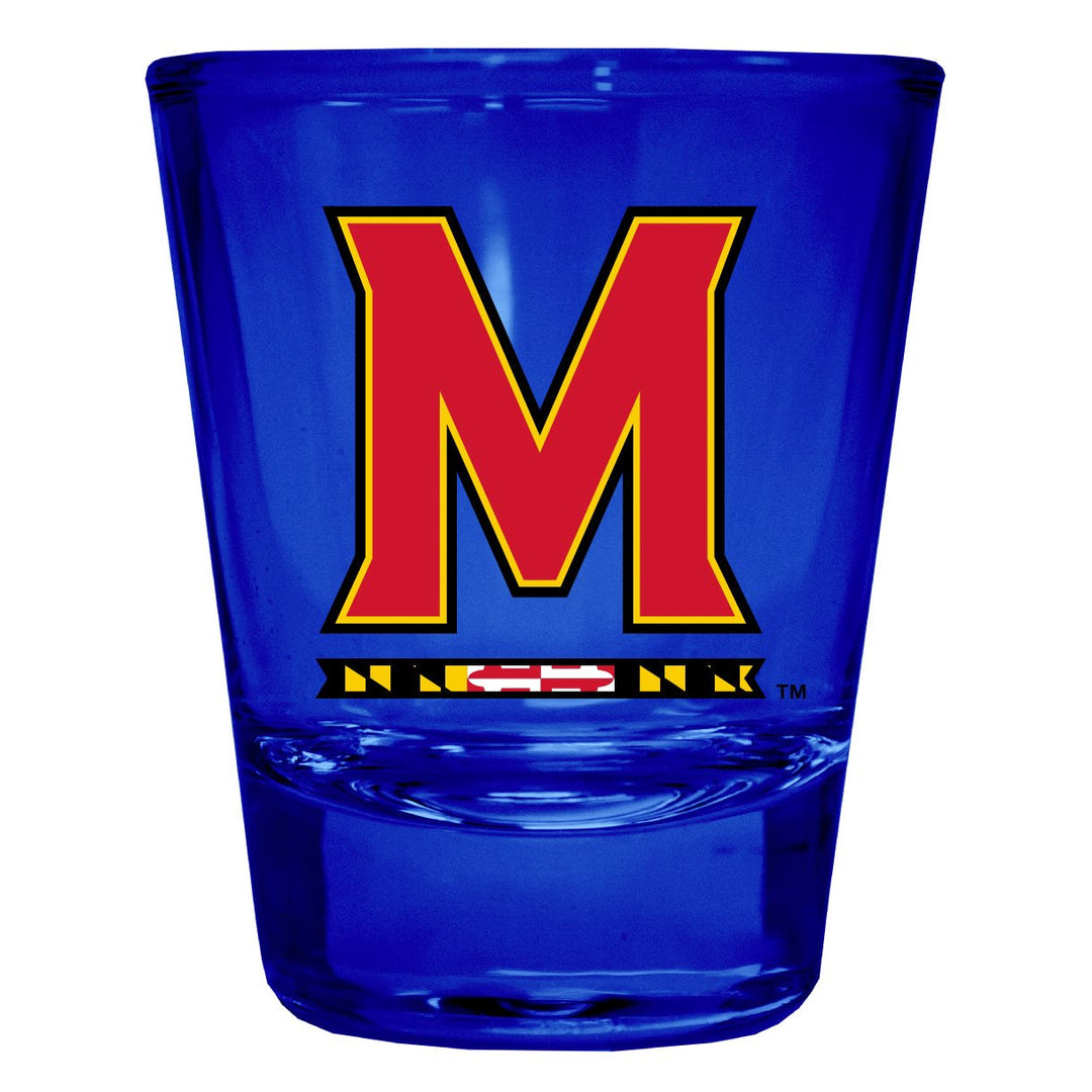 Maryland Terrapins Full Color 2oz Shot Glass Officially Licensed Collegiate Product Image 1