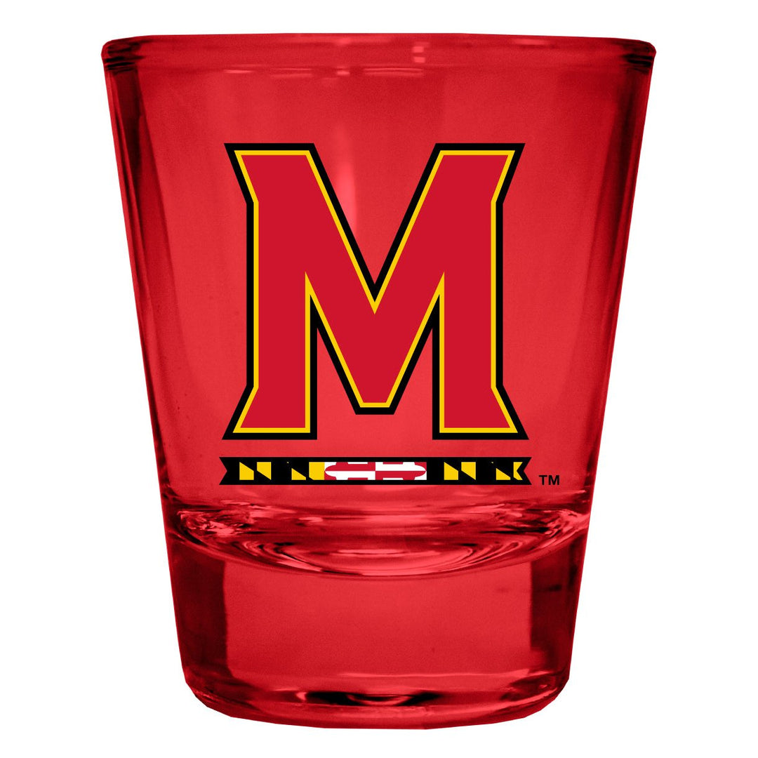 Maryland Terrapins Full Color 2oz Shot Glass Officially Licensed Collegiate Product Image 1