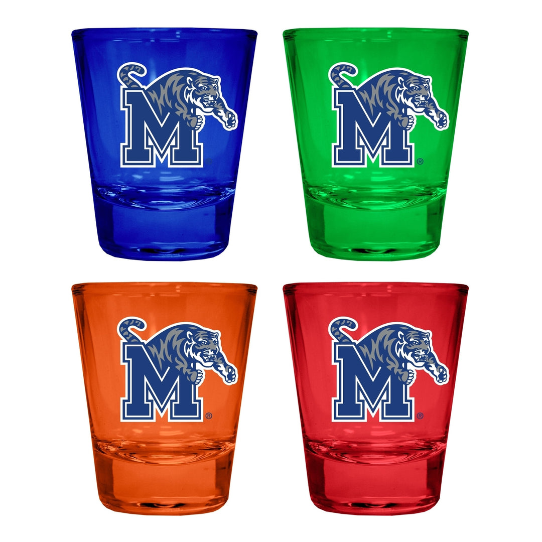 Memphis Tigers Full Color 2oz Shot Glass Officially Licensed Collegiate Product Image 4