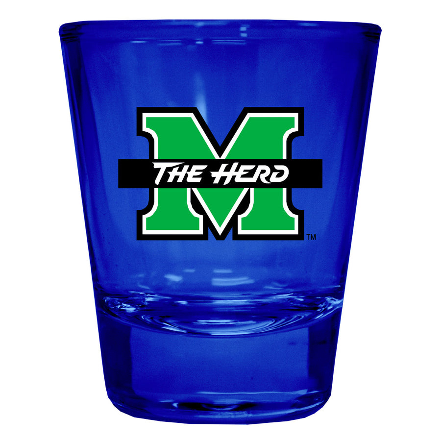 Marshall Thundering Herd Full Color 2oz Shot Glass Officially Licensed Collegiate Product Image 1