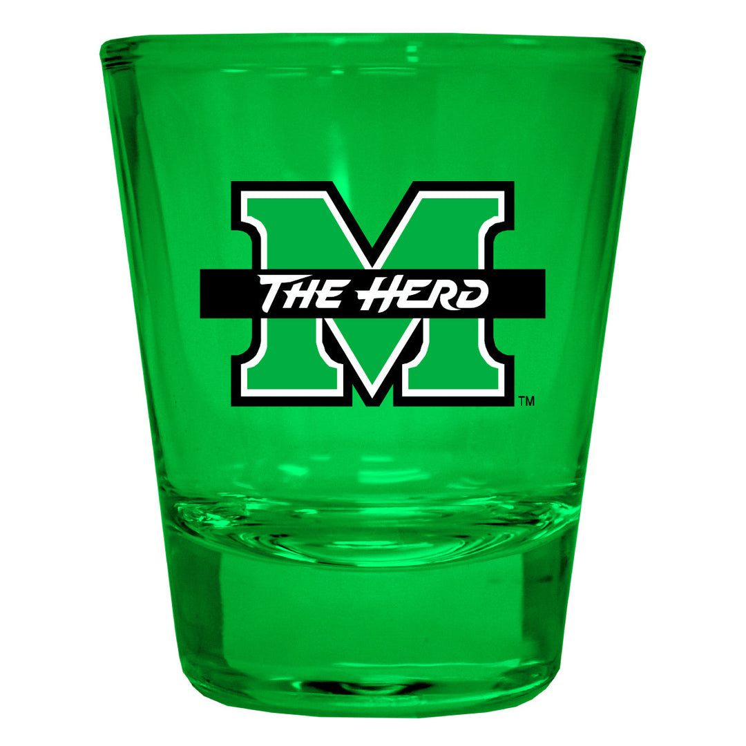 Marshall Thundering Herd Full Color 2oz Shot Glass Officially Licensed Collegiate Product Image 2