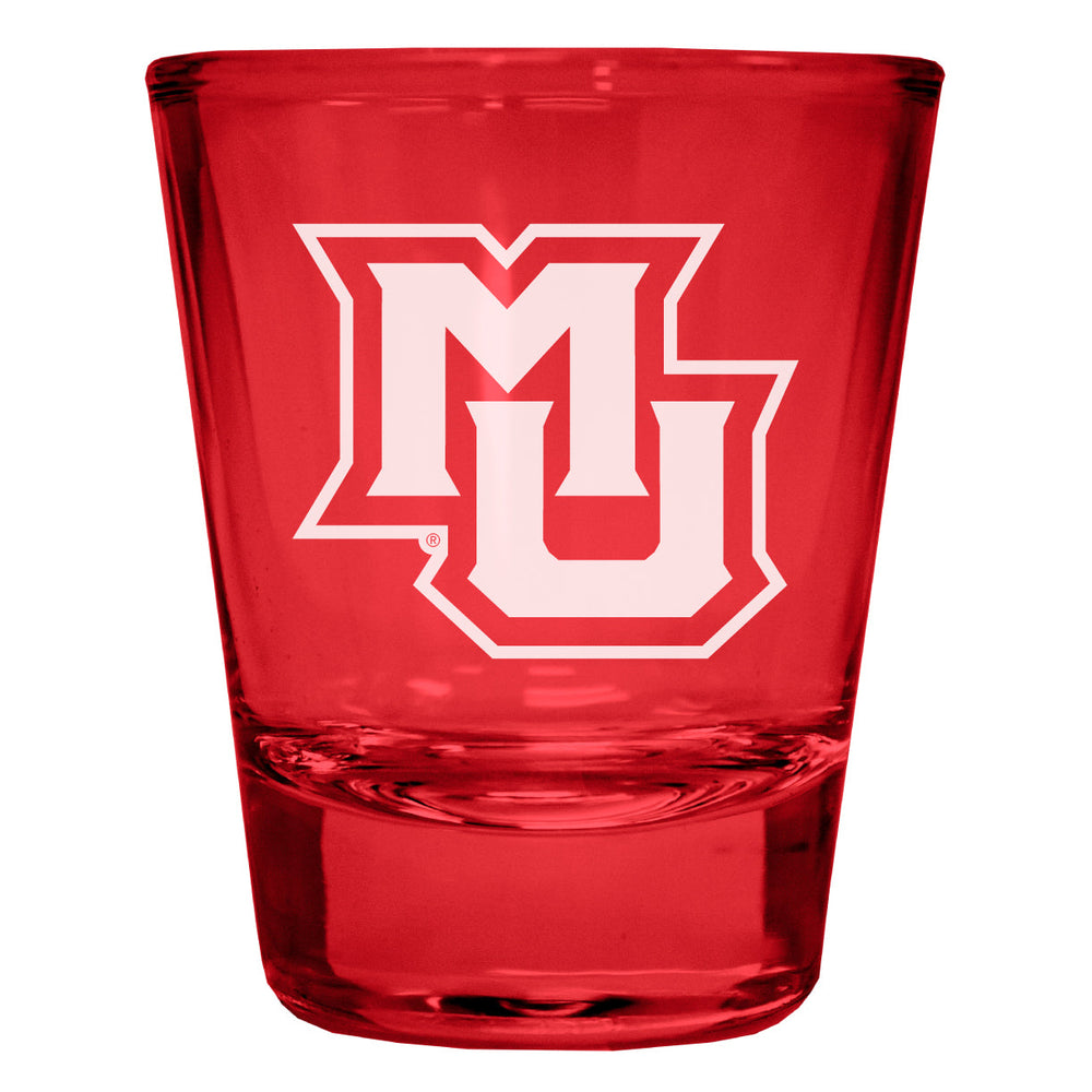 Marquette Golden Eagles Engraved Full Color 2oz Shot Glass Officially Licensed Collegiate Product Image 2