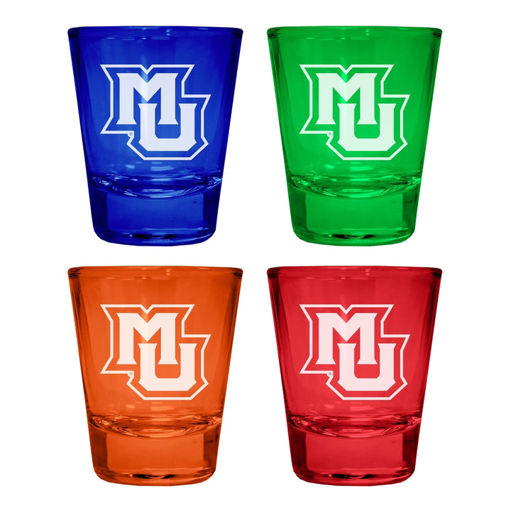 Marquette Golden Eagles Engraved Full Color 2oz Shot Glass Officially Licensed Collegiate Product Image 3