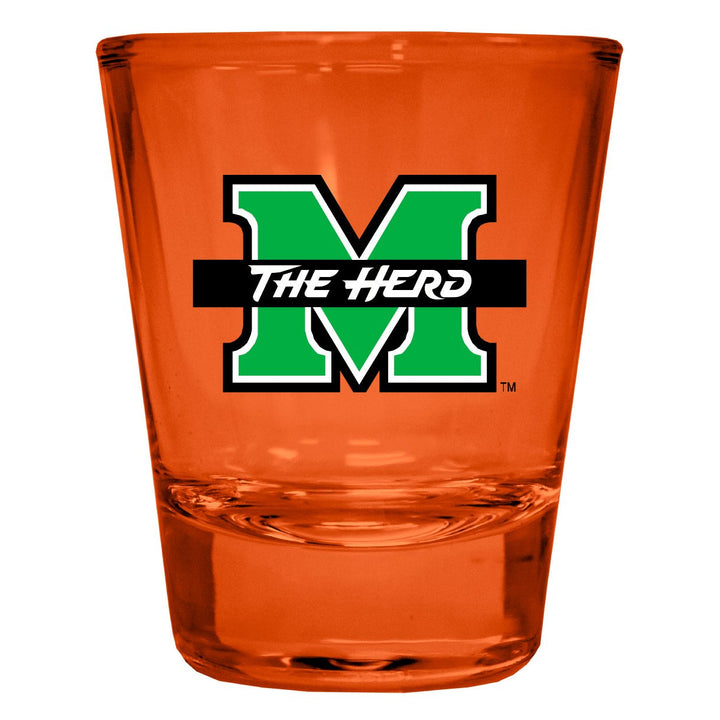 Marshall Thundering Herd Full Color 2oz Shot Glass Officially Licensed Collegiate Product Image 1