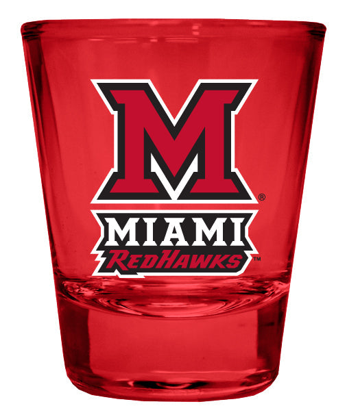 Miami University of Ohio Full Color 2oz Shot Glass Officially Licensed Collegiate Product Image 2