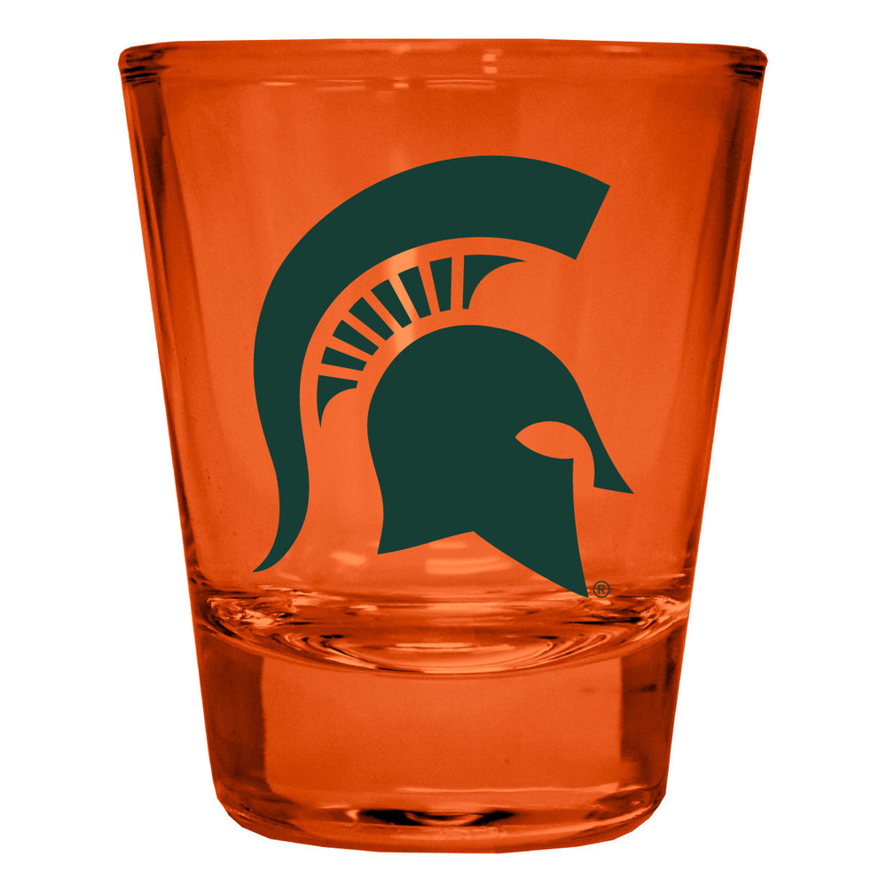 Michigan State Spartans Full Color 2oz Shot Glass Officially Licensed Collegiate Product Image 2