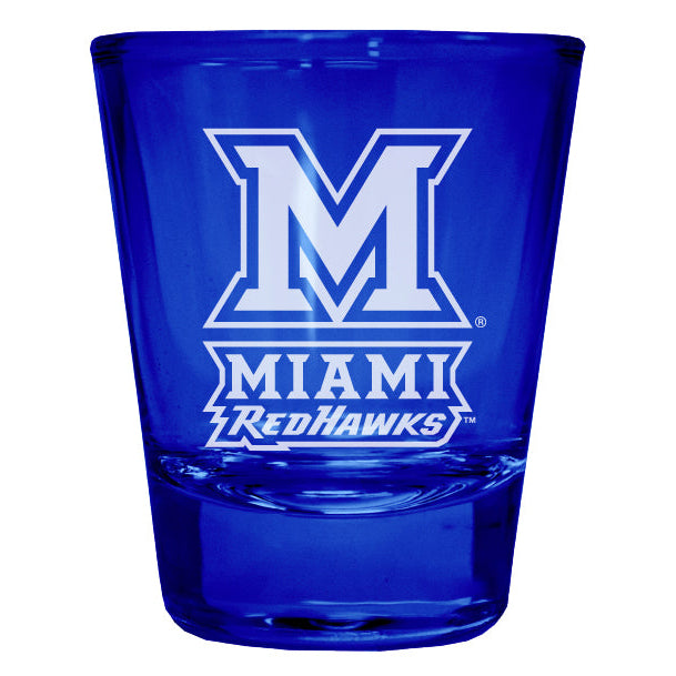 Miami University of Ohio Engraved Full Color 2oz Shot Glass Officially Licensed Collegiate Product Image 3