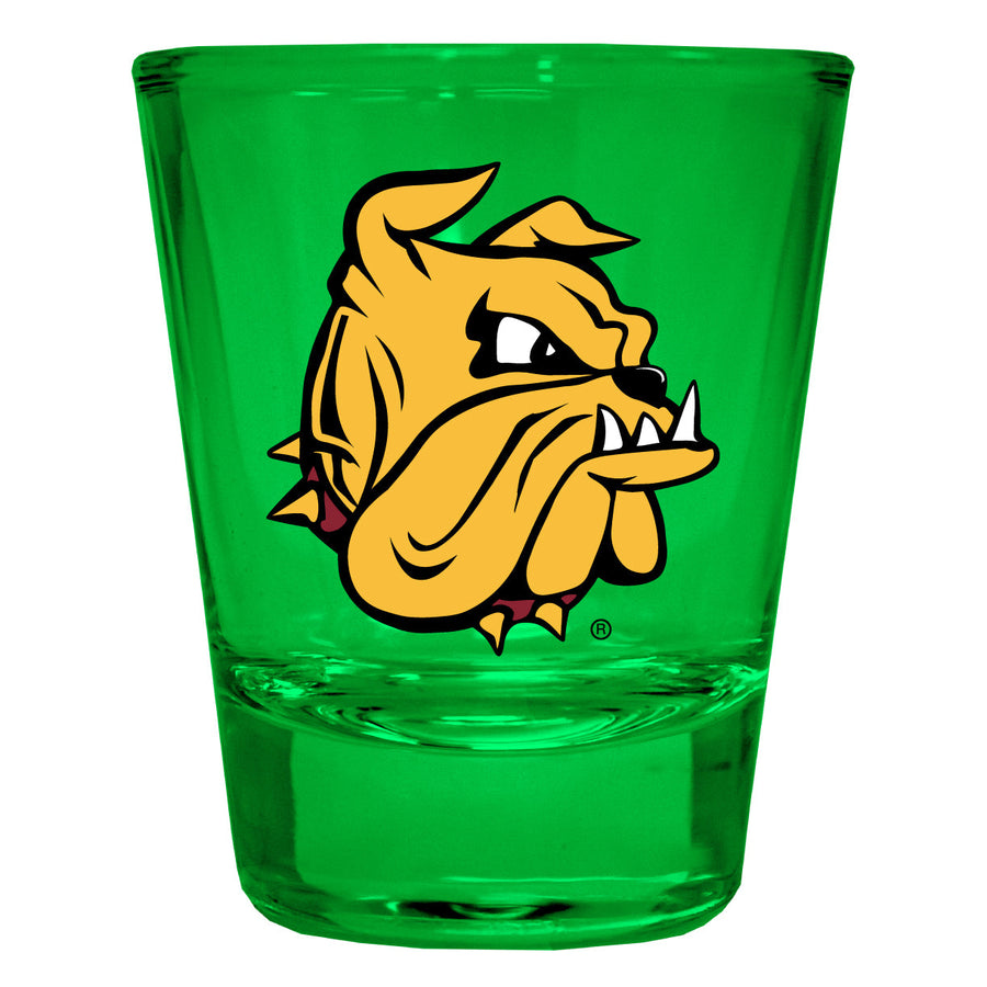 Minnesota Duluth Bulldogs Full Color 2oz Shot Glass Officially Licensed Collegiate Product Image 1