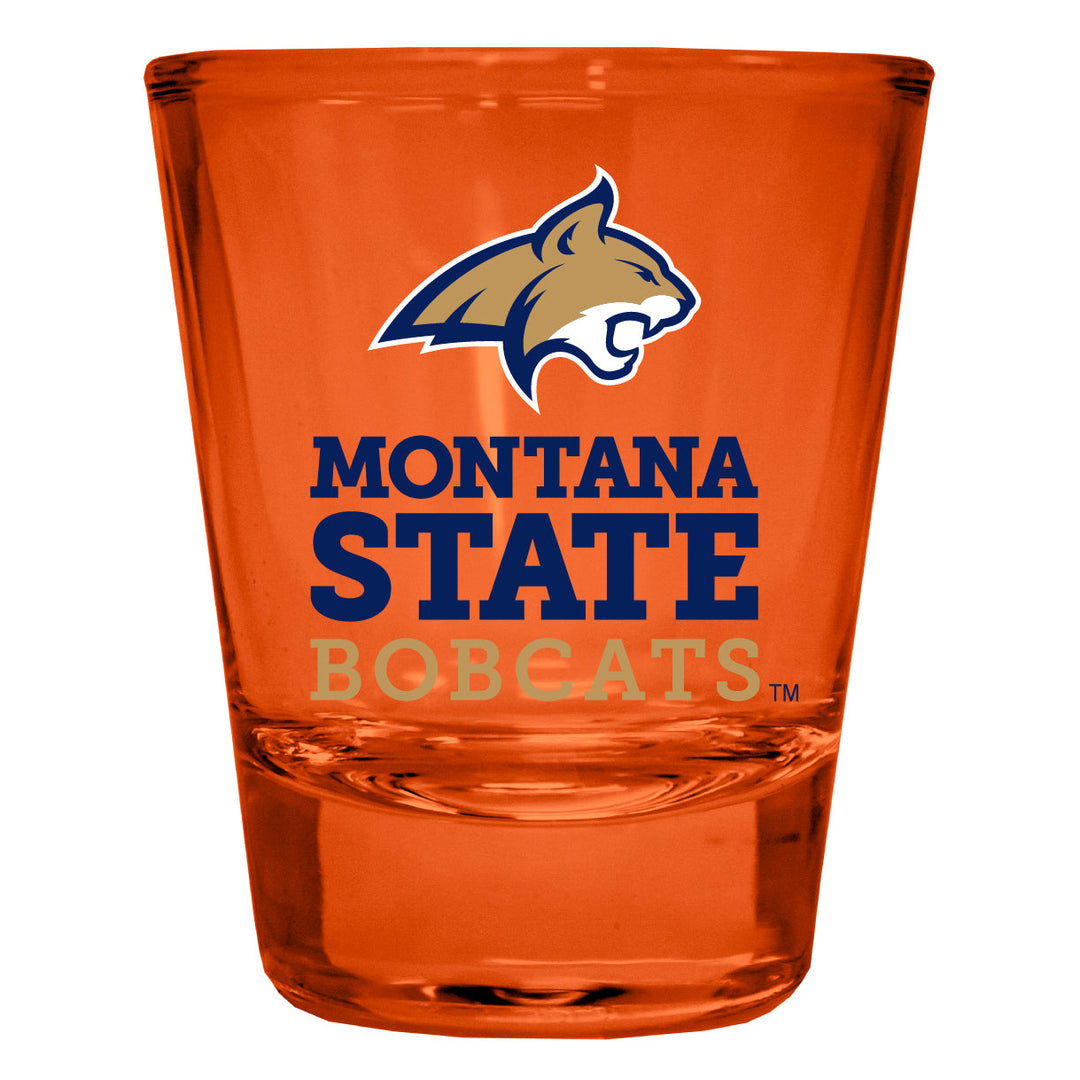 Montana State Bobcats Full Color 2oz Shot Glass Officially Licensed Collegiate Product Image 1