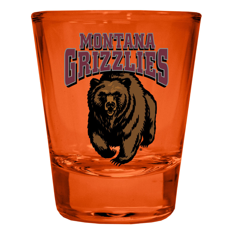 Montana University Full Color 2oz Shot Glass Officially Licensed Collegiate Product Image 1