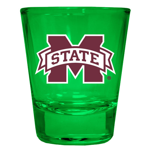 Mississippi State Bulldogs Full Color 2oz Shot Glass Officially Licensed Collegiate Product Image 1