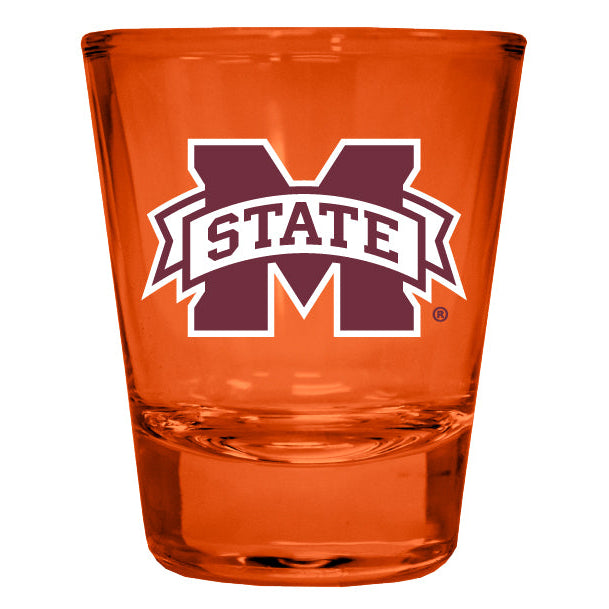 Mississippi State Bulldogs Full Color 2oz Shot Glass Officially Licensed Collegiate Product Image 2