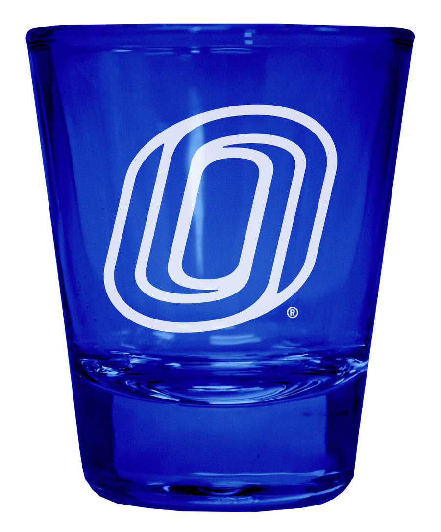 Nebraska at Omaha Engraved Full Color 2oz Shot Glass Officially Licensed Collegiate Product Image 1