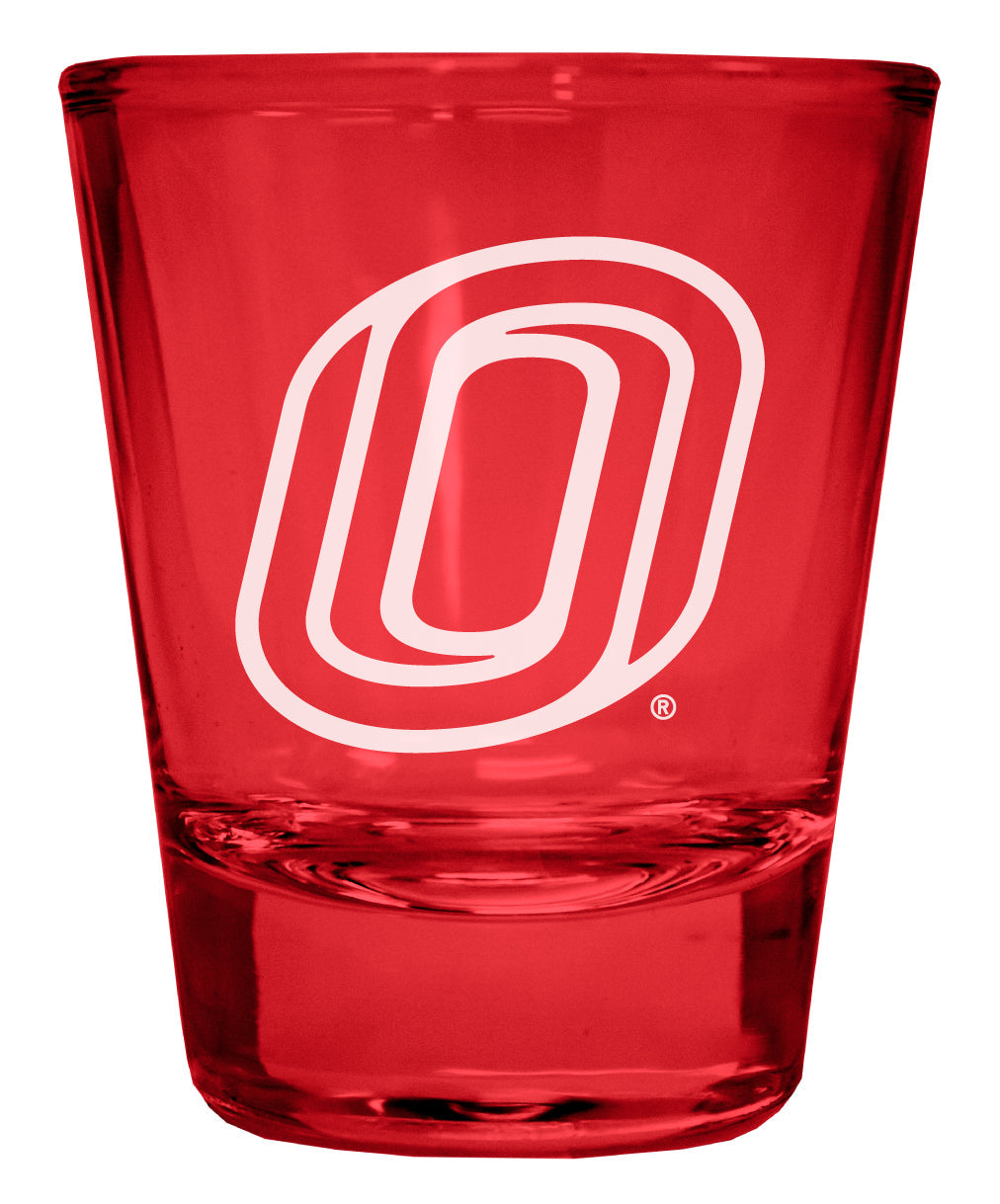 Nebraska at Omaha Engraved Full Color 2oz Shot Glass Officially Licensed Collegiate Product Image 2