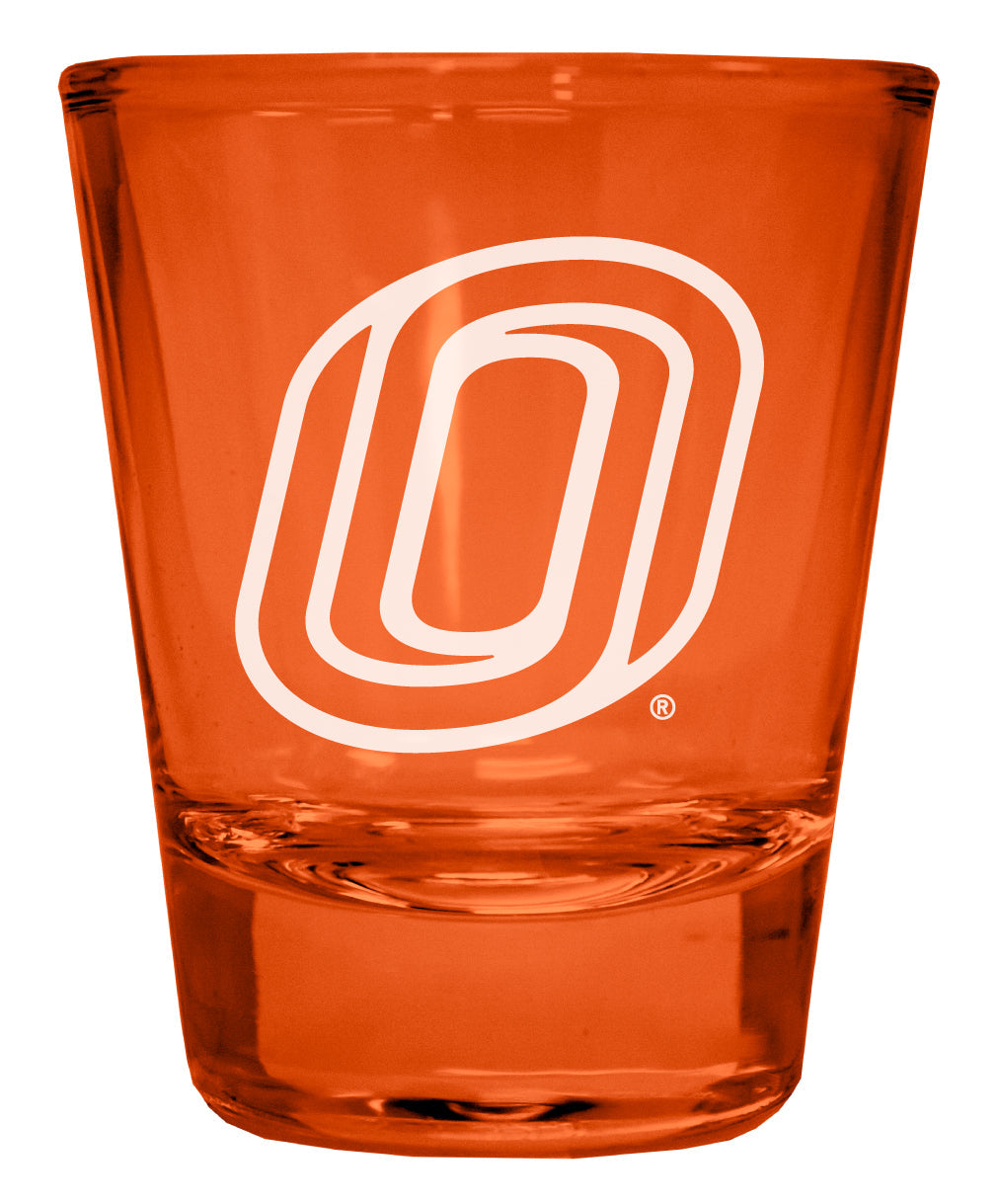 Nebraska at Omaha Engraved Full Color 2oz Shot Glass Officially Licensed Collegiate Product Image 3