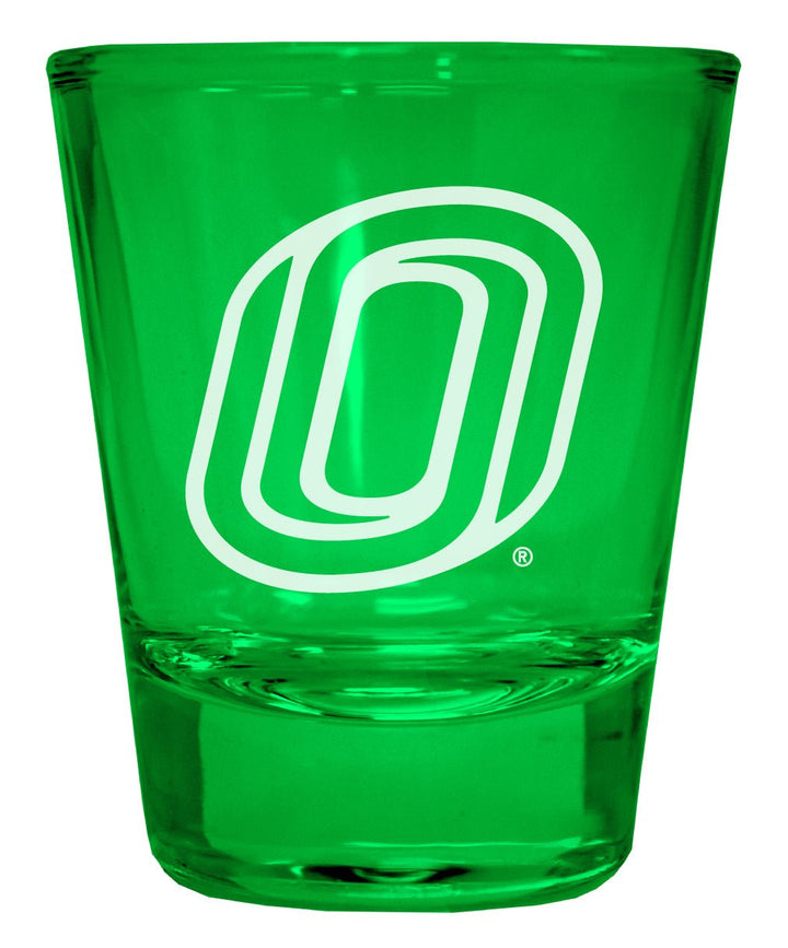 Nebraska at Omaha Engraved Full Color 2oz Shot Glass Officially Licensed Collegiate Product Image 1