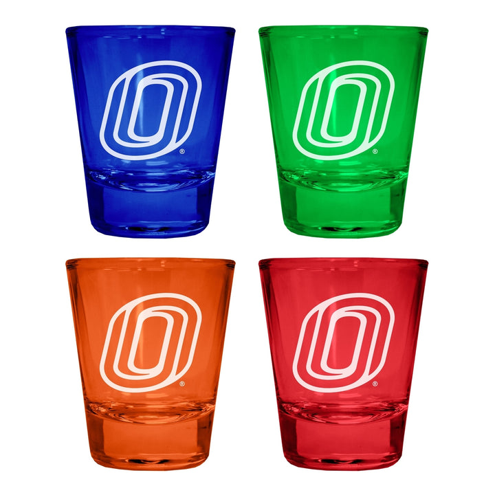 Nebraska at Omaha Engraved Full Color 2oz Shot Glass Officially Licensed Collegiate Product Image 4