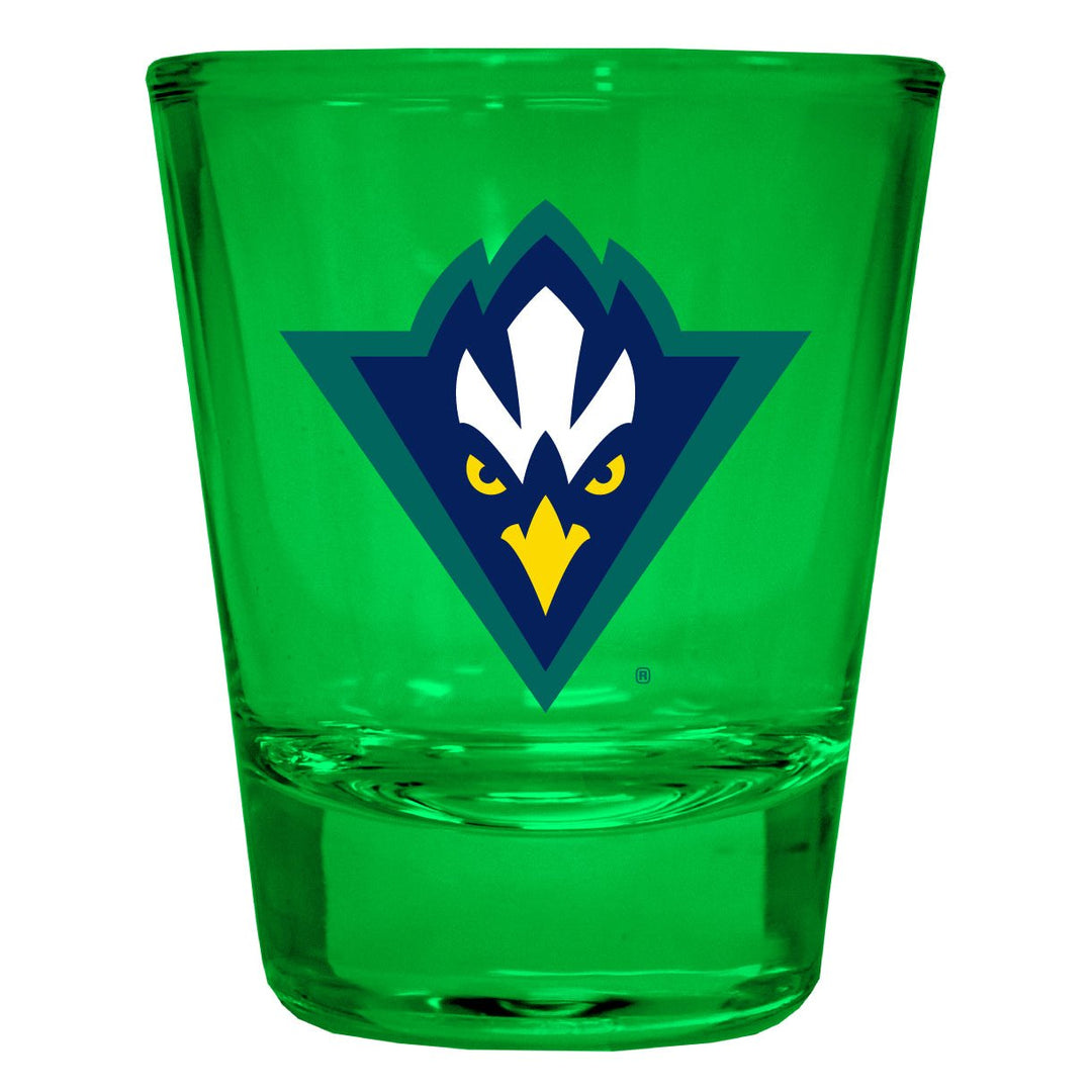 North Carolina Wilmington Seahawks Full Color 2oz Shot Glass Officially Licensed Collegiate Product Image 1