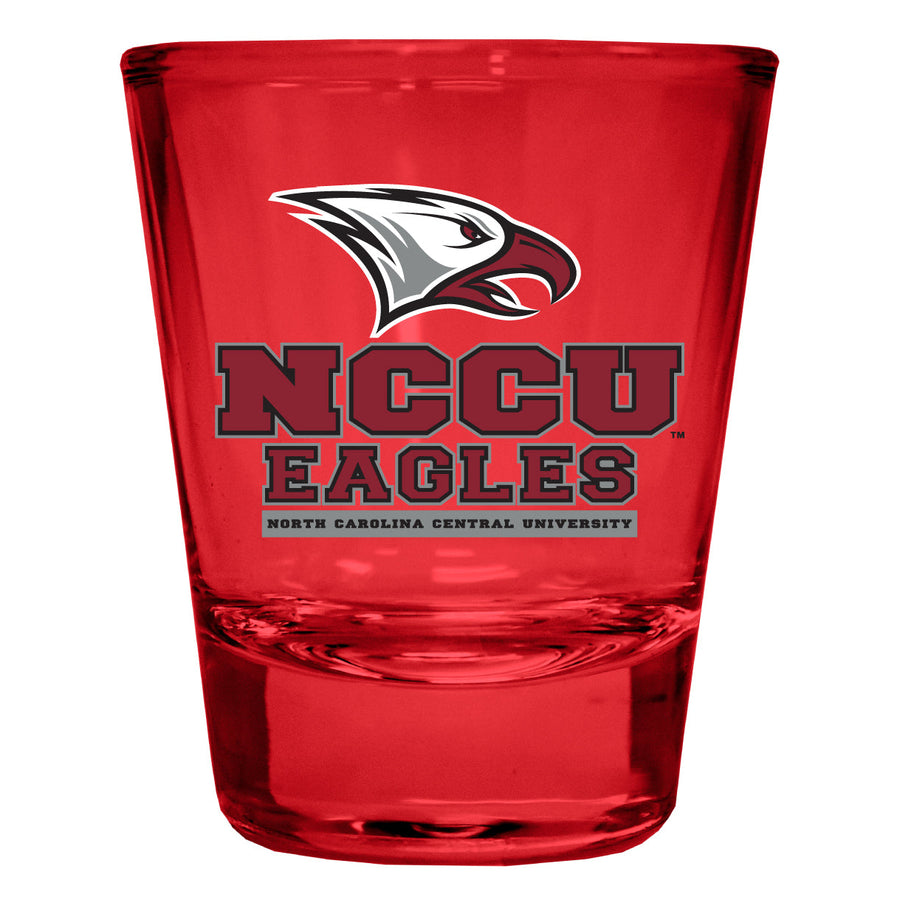 North Carolina Central Eagles Full Color 2oz Shot Glass Officially Licensed Collegiate Product Image 1