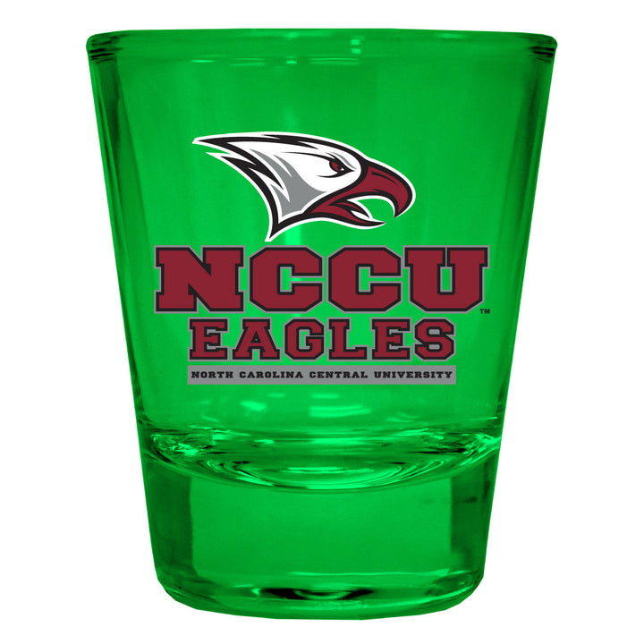 North Carolina Central Eagles Full Color 2oz Shot Glass Officially Licensed Collegiate Product Image 3