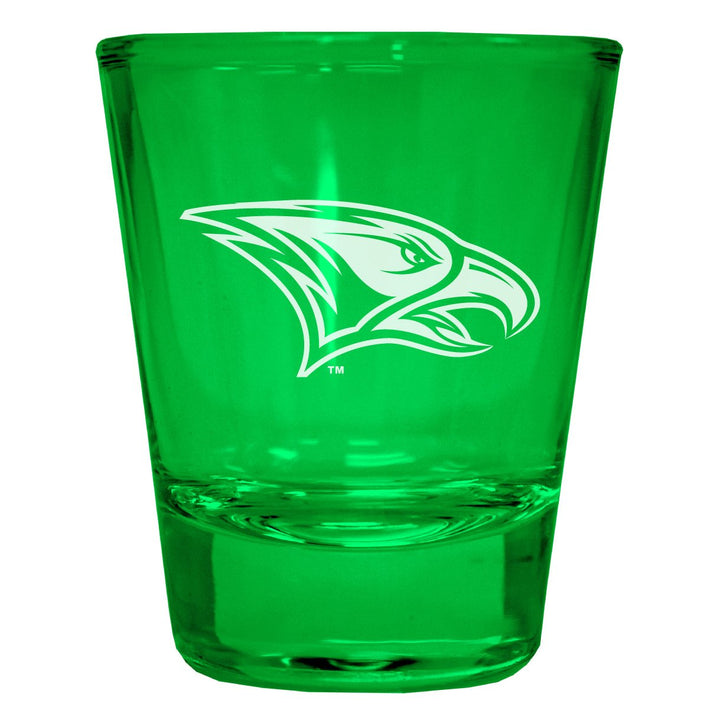 North Carolina Central Eagles Engraved Full Color 2oz Shot Glass Officially Licensed Collegiate Product Image 1